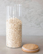Bocal en verre et bambou 1100ml